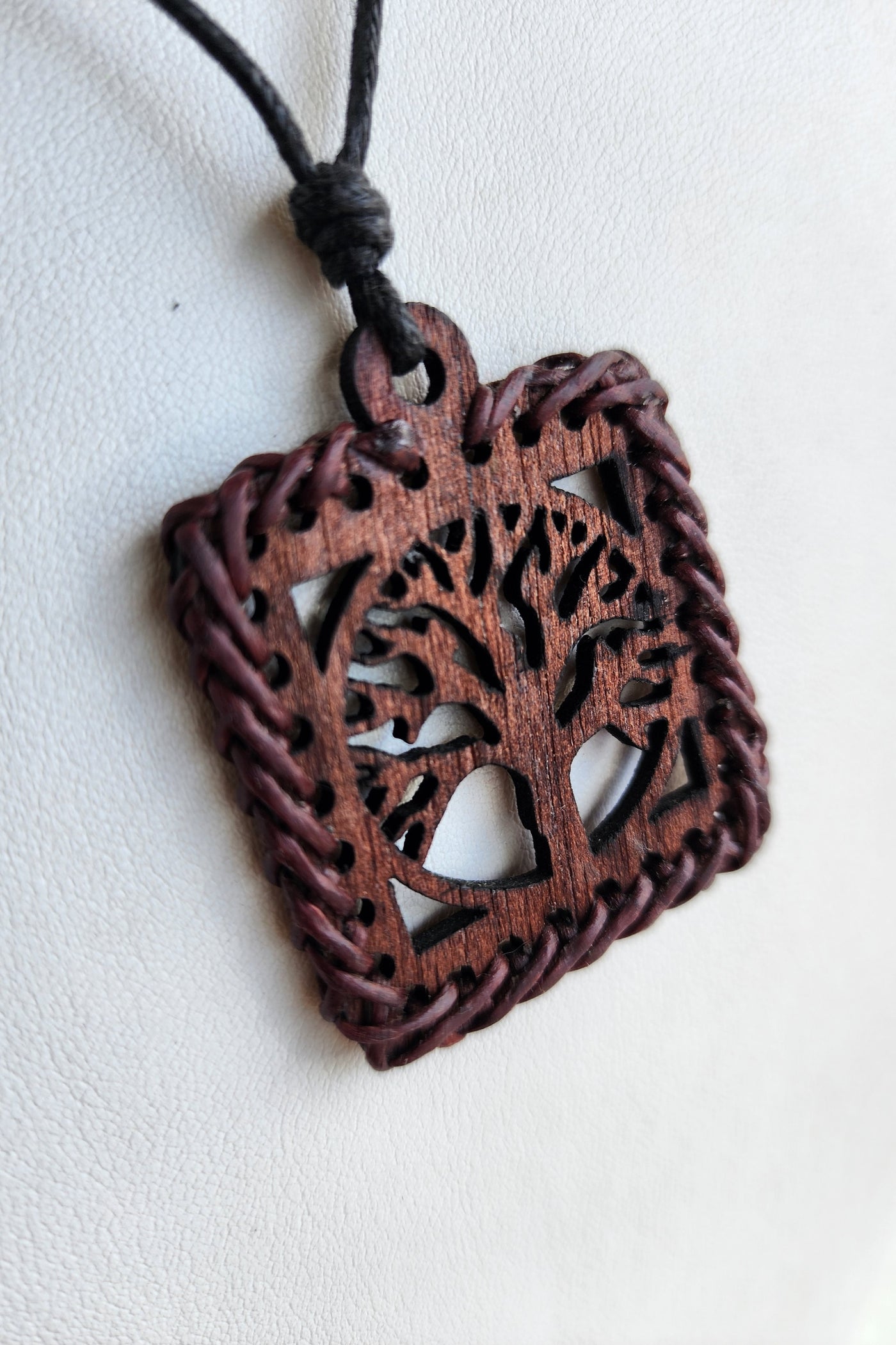 Wooden Tree of Life Necklace