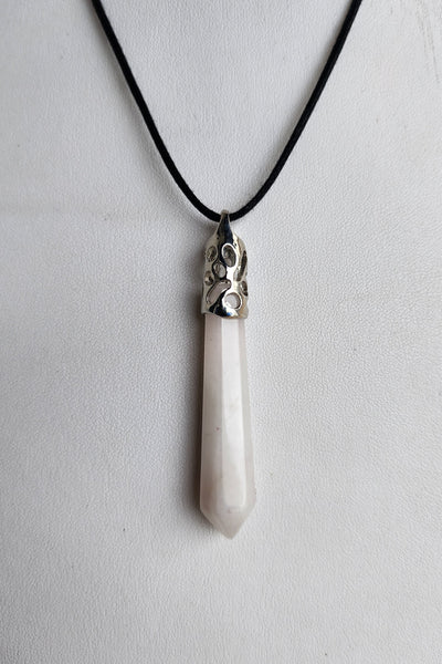 Large Crystal Point Necklace