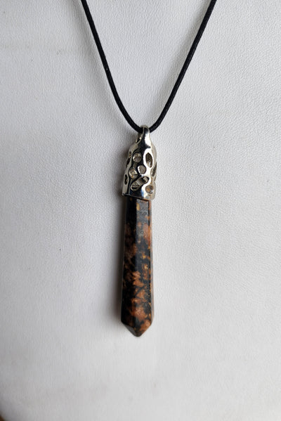 Large Crystal Point Necklace