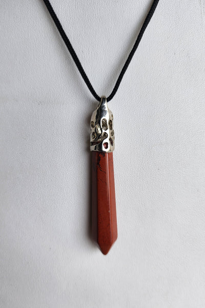 Large Crystal Point Necklace