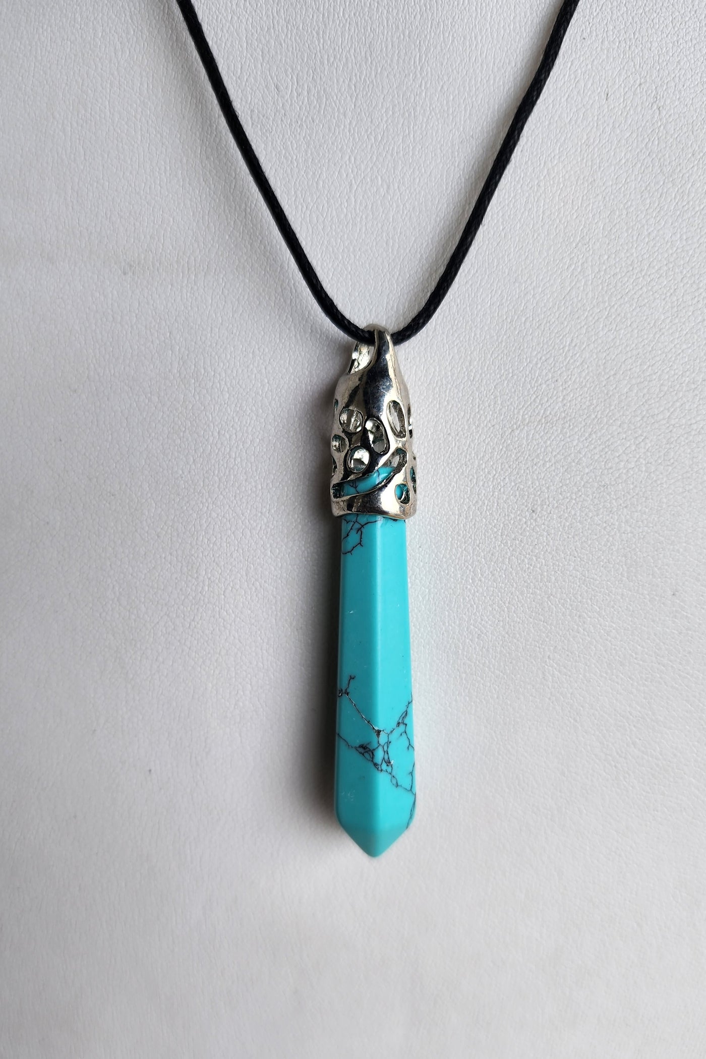 Large Crystal Point Necklace