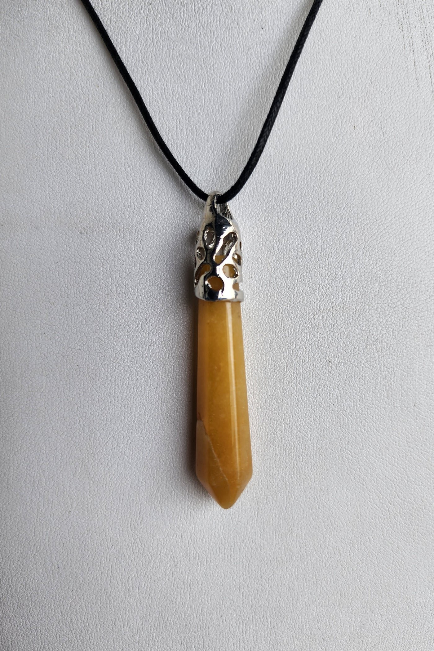 Large Crystal Point Necklace