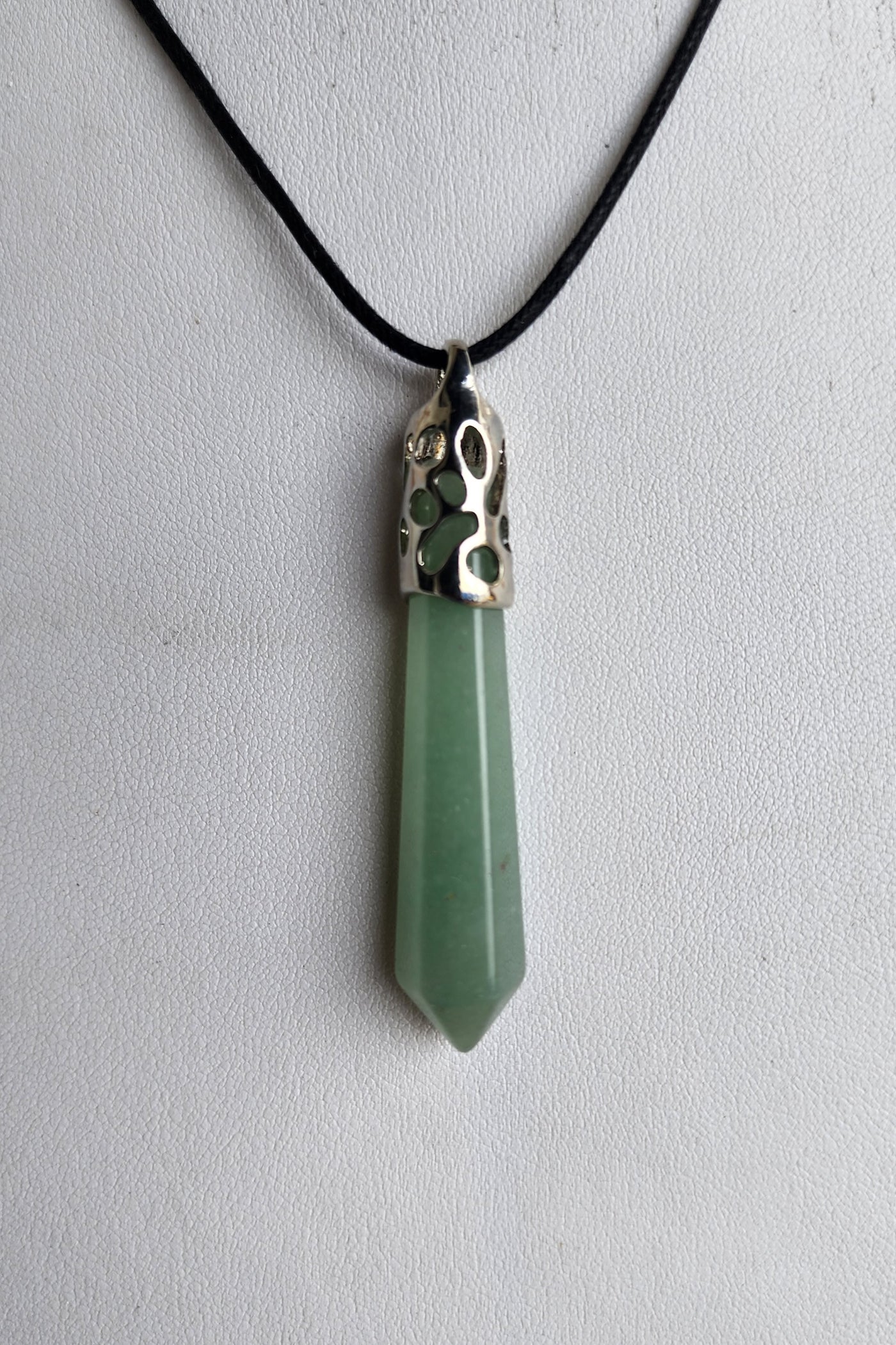 Large Crystal Point Necklace