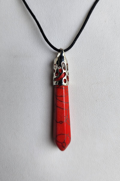 Large Crystal Point Necklace