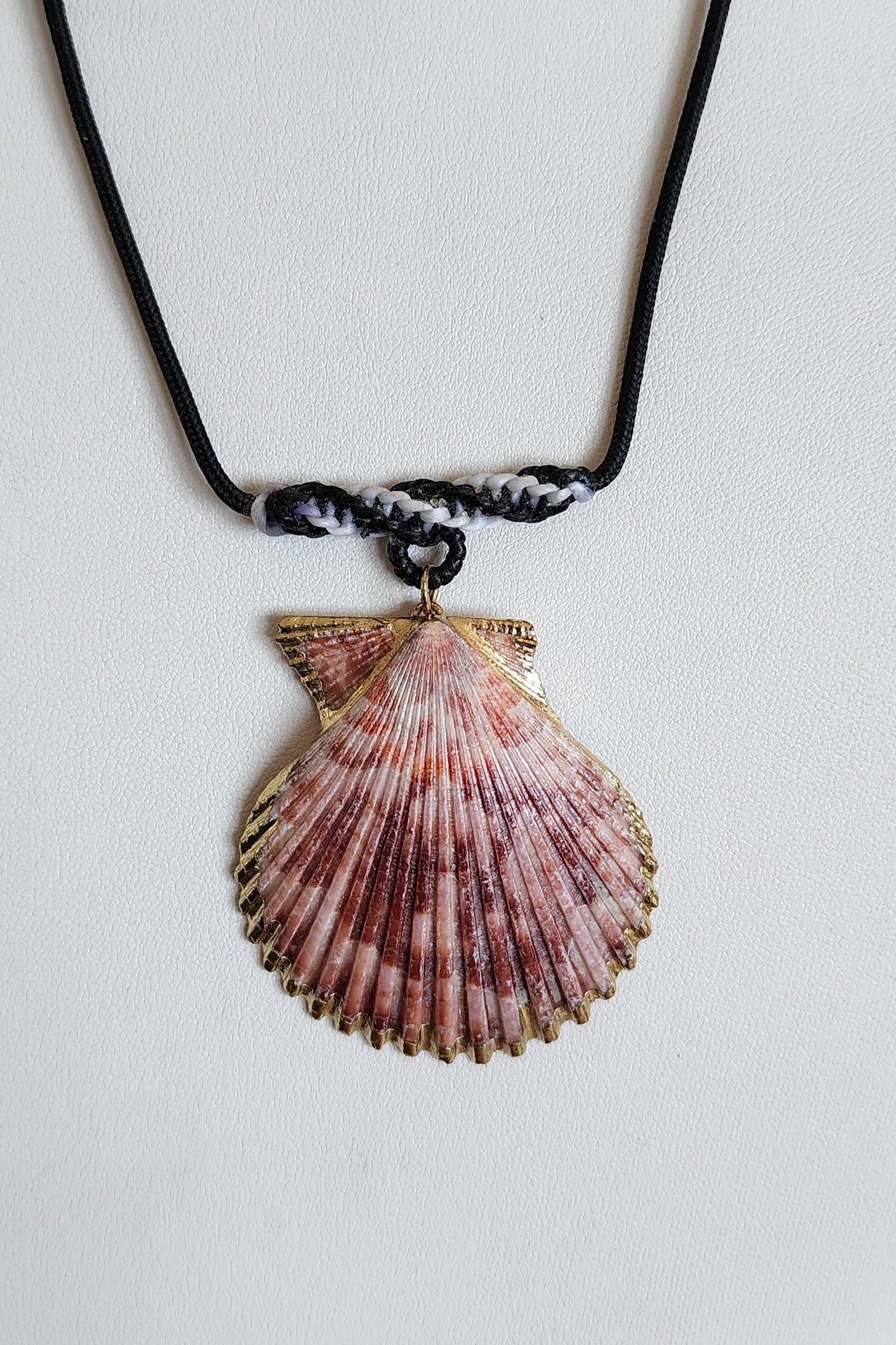 Pink Clam Shell Necklace