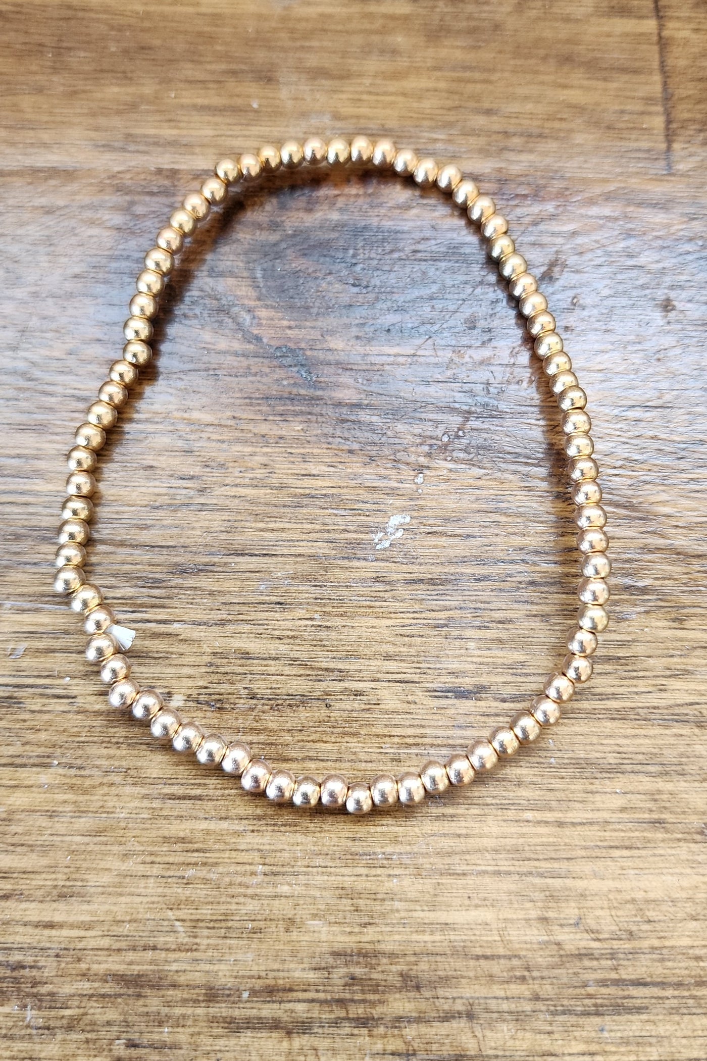 Gold Beaded Bracelet