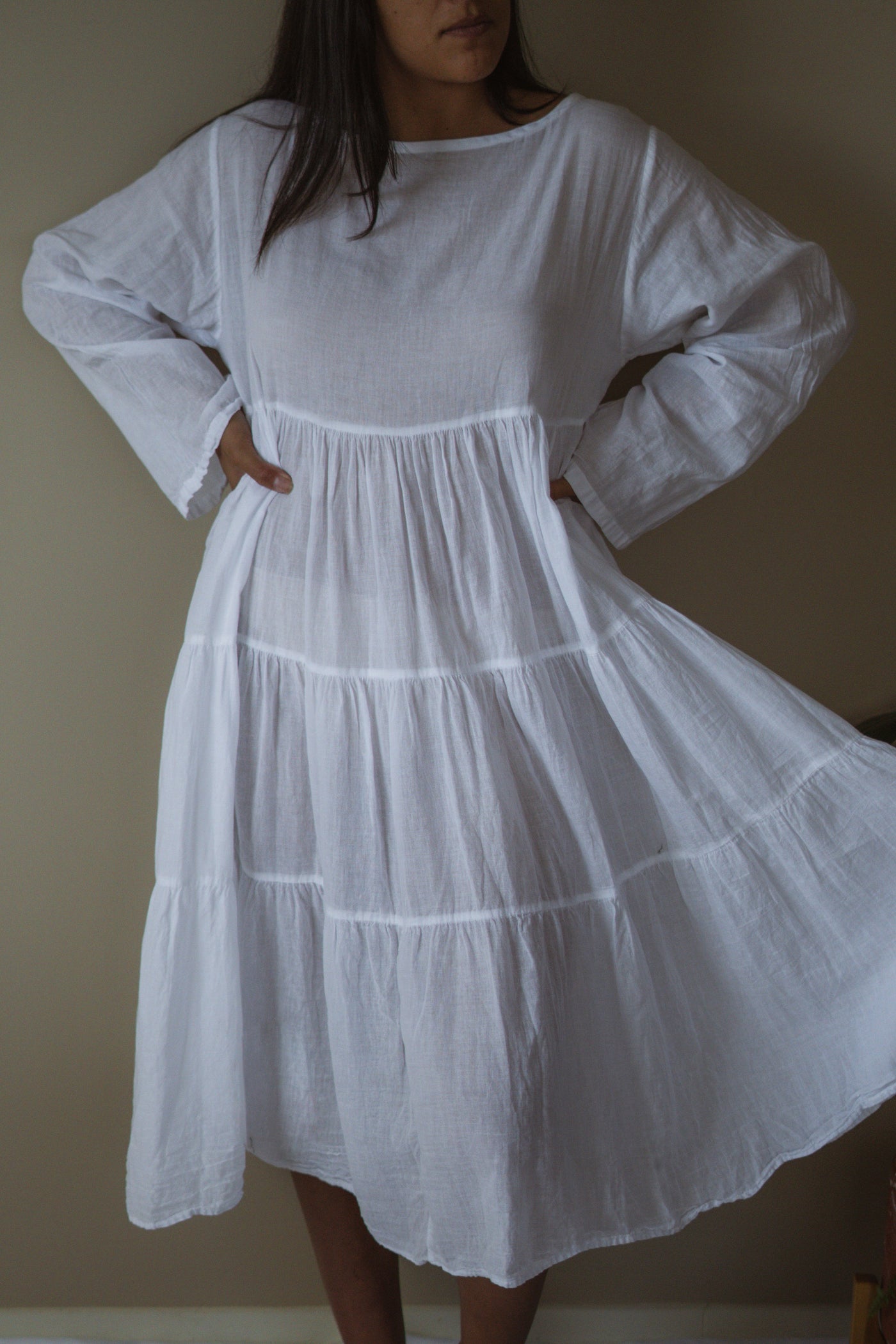 Freedom Babydoll Dress - White