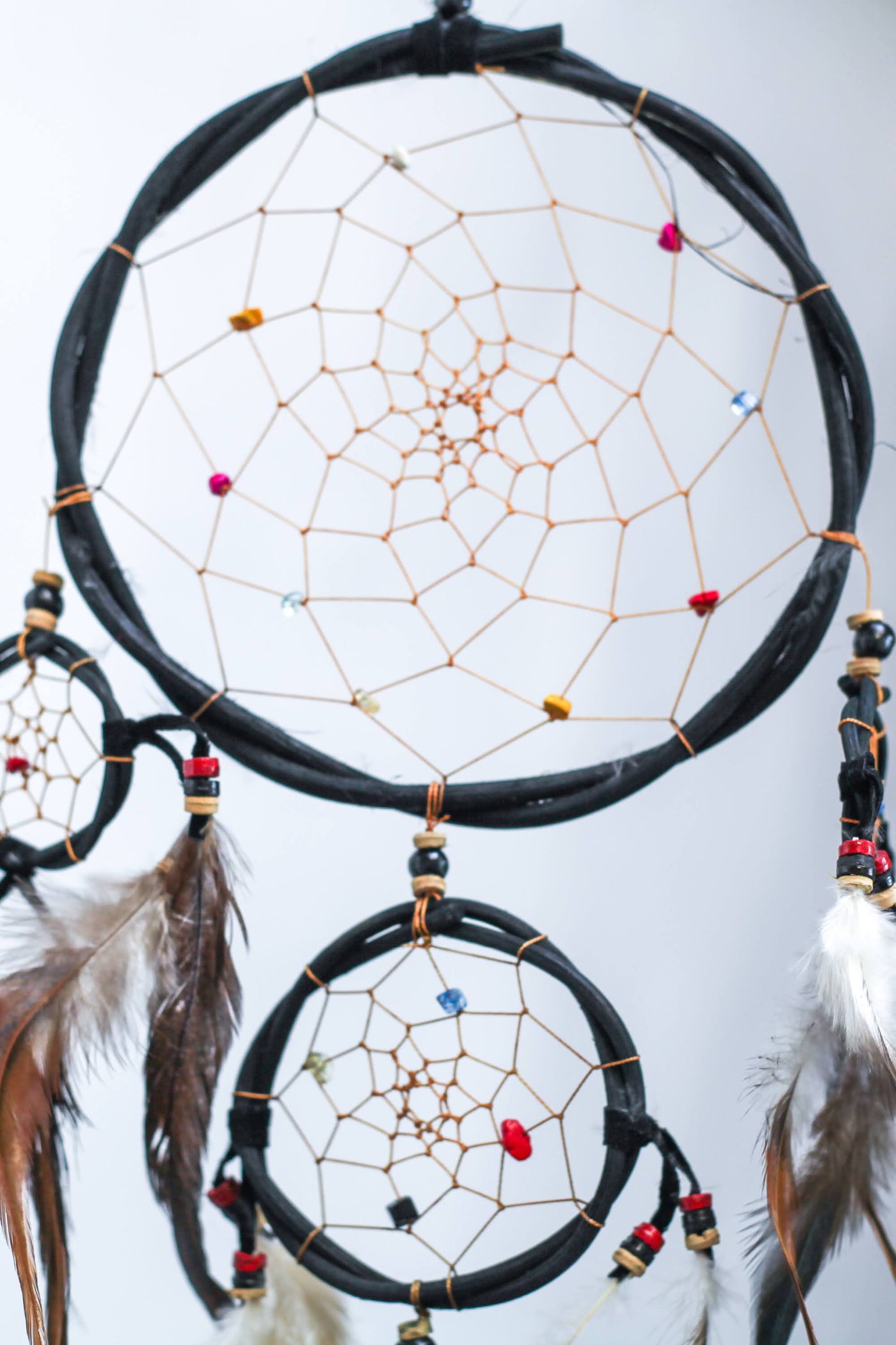 Small Wooden Gem Dreamcatcher