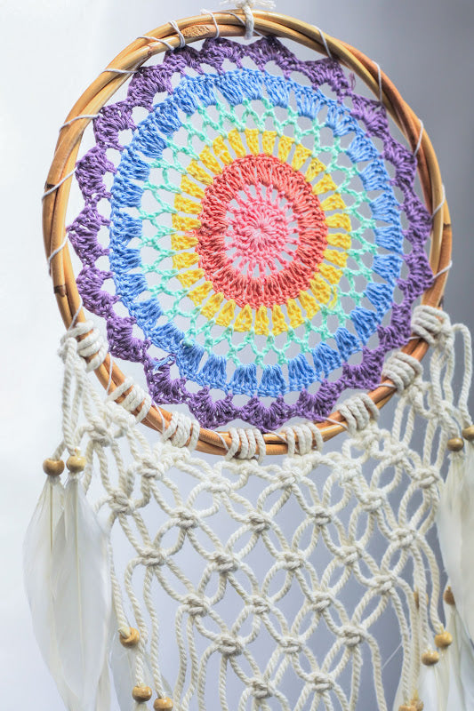 Crochet Colour Dreamcatcher - Medium