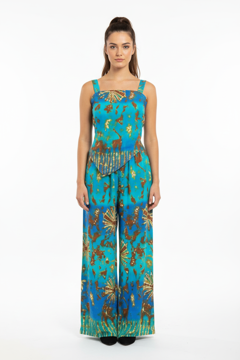 Lala Top and Palazzo Pants Set