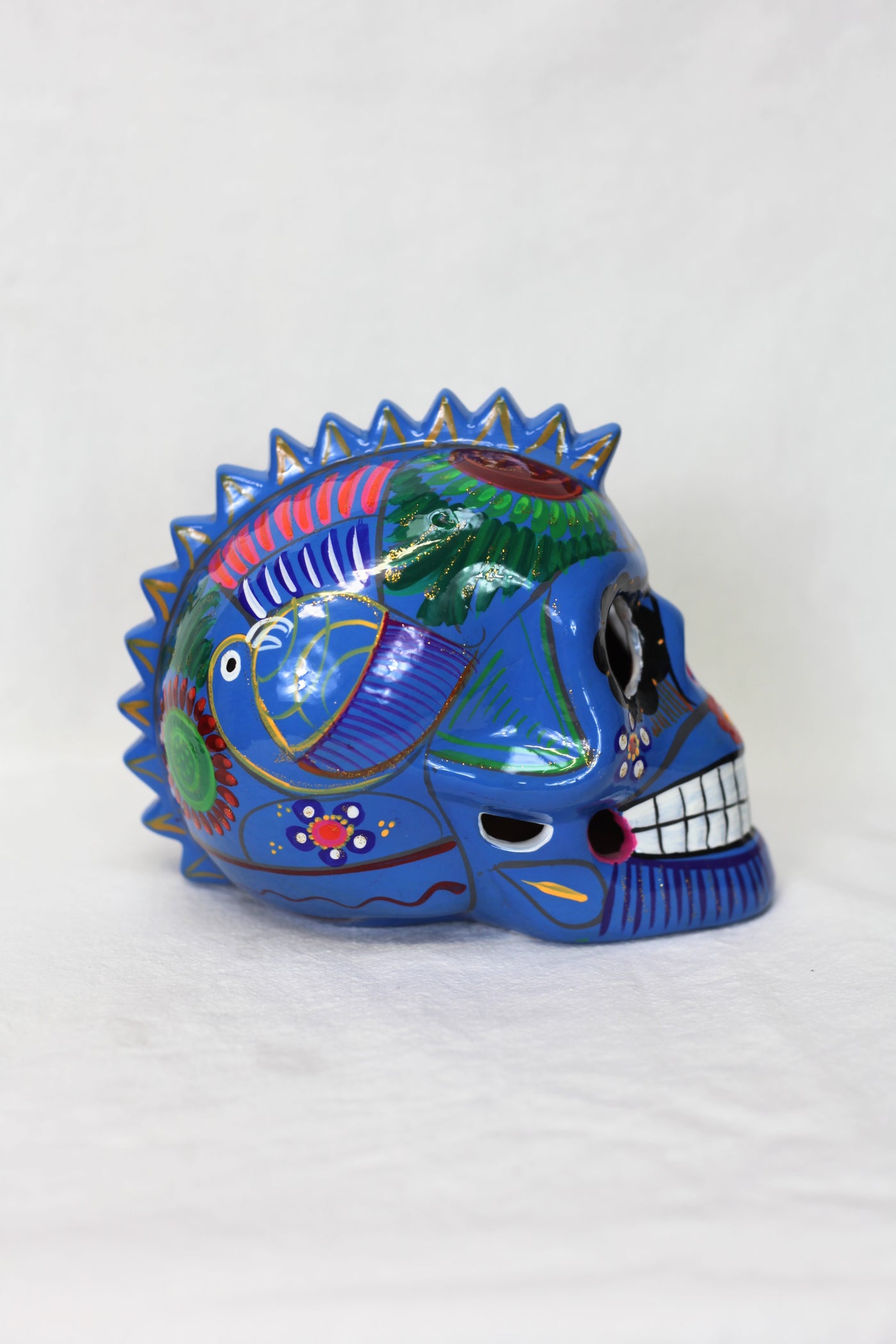 Sugar Skull w/Mohawk - Large