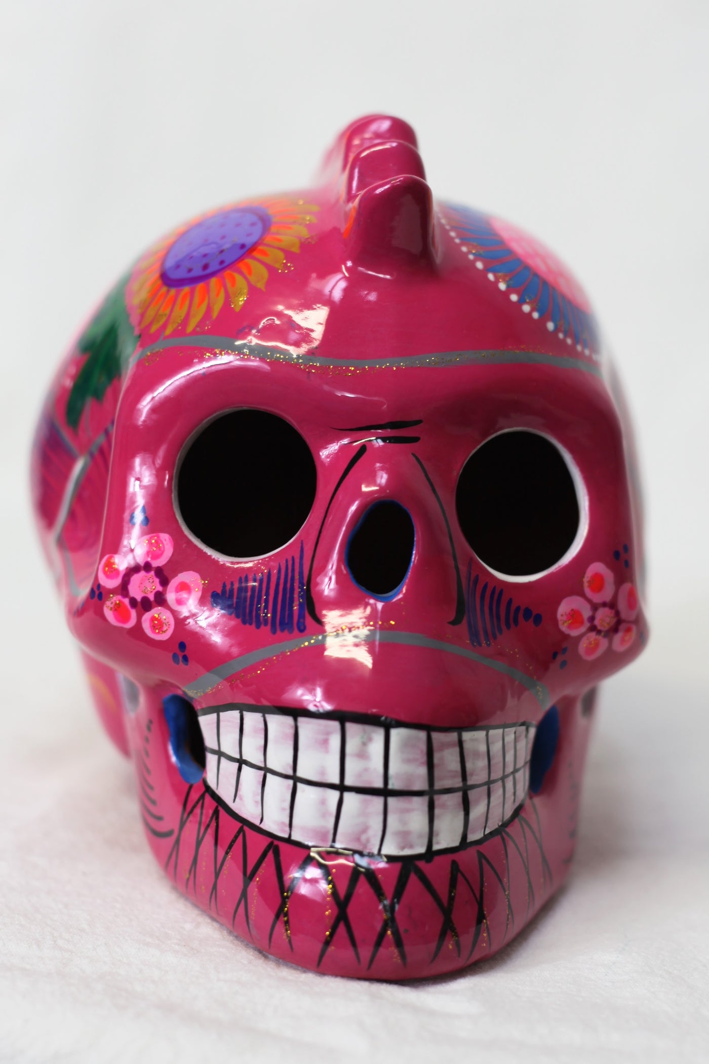 Sugar Skull w/Mohawk - Large