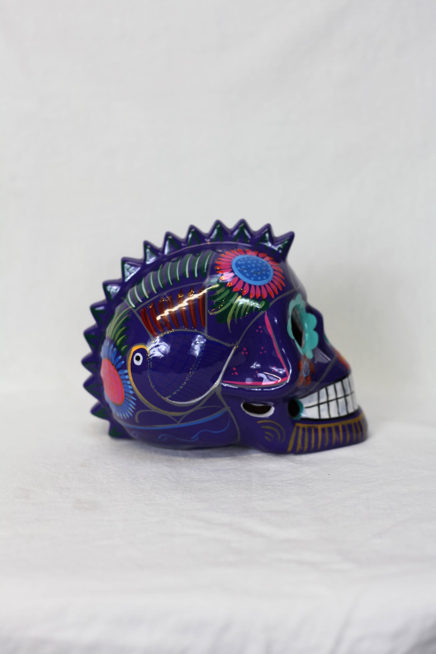 Sugar Skull w/Mohawk - Large