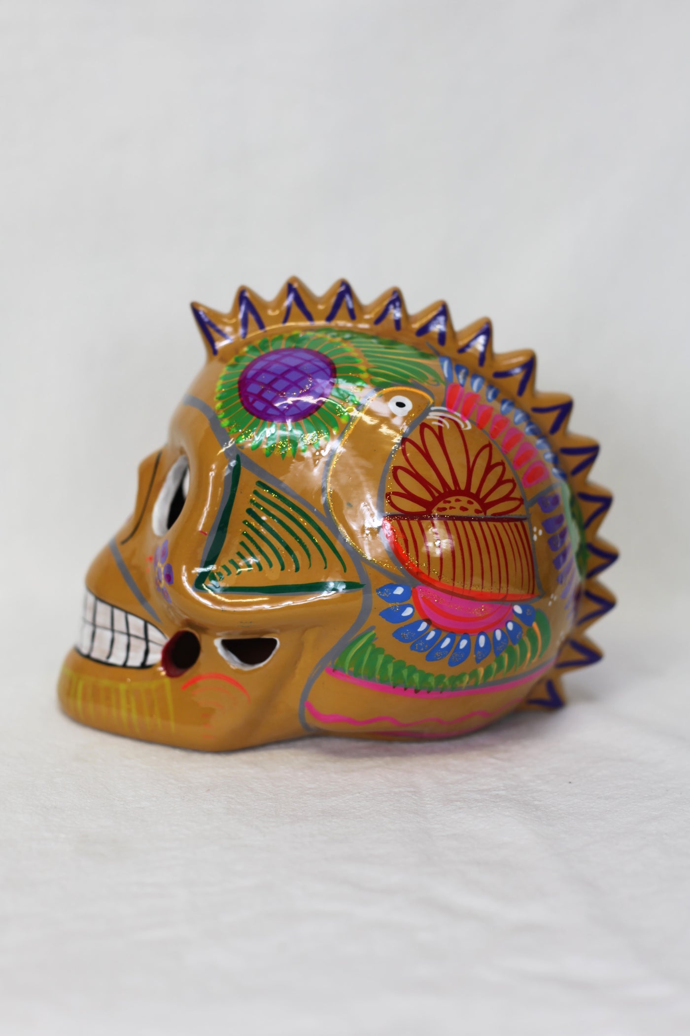 Sugar Skull w/Mohawk - Large