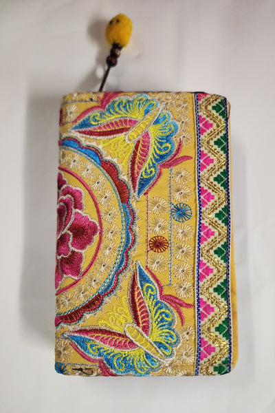 Embroidered Wallet - Medium
