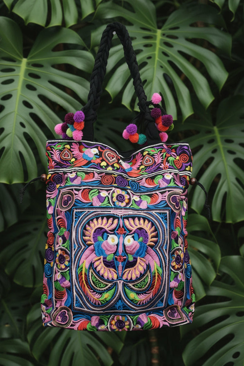 Embroidered Tote Bag