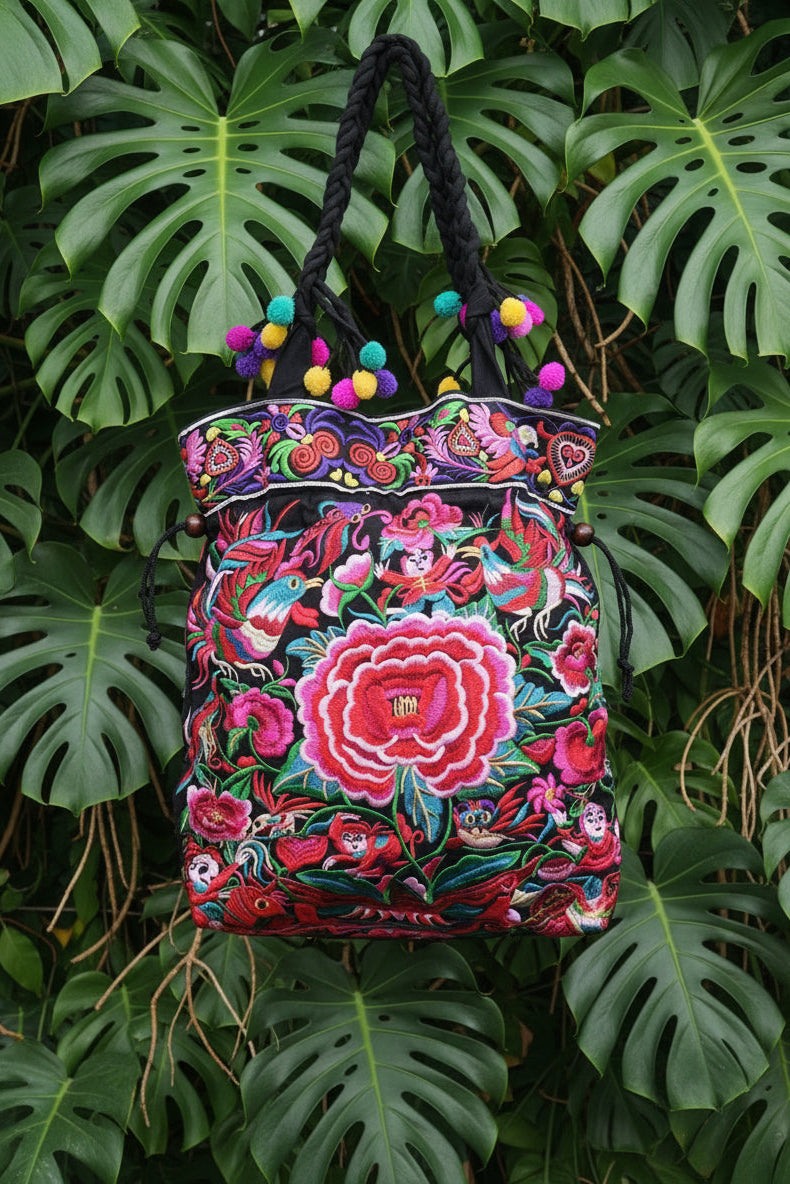 Embroidered Tote Bag