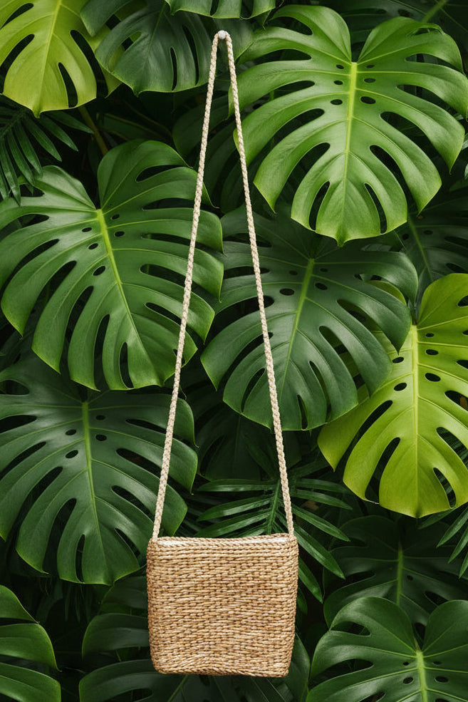 Mini Natural Shoulder Purse