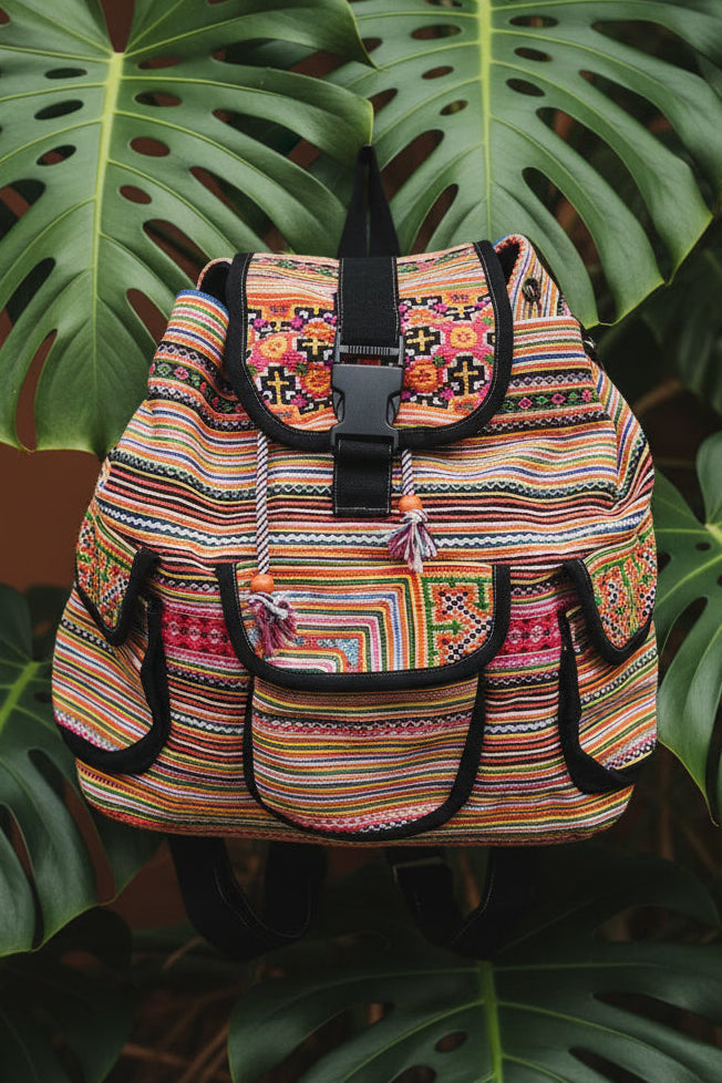Handmade Embroidered Backpack