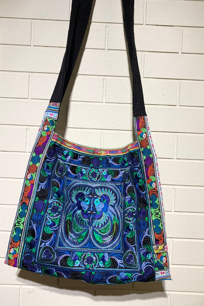 Embroidered Boho Side Bag