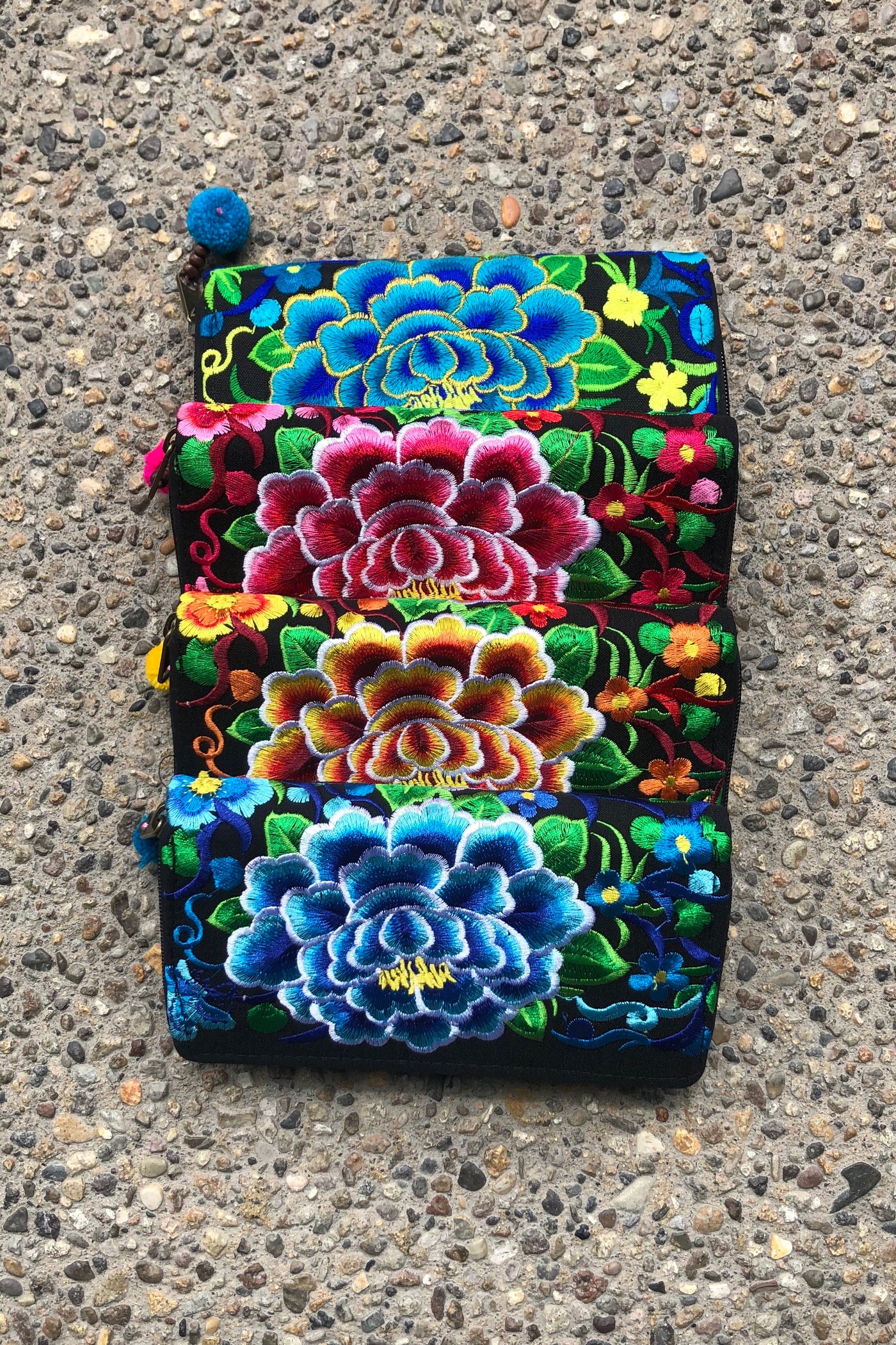 Martha Embroidered Wallet