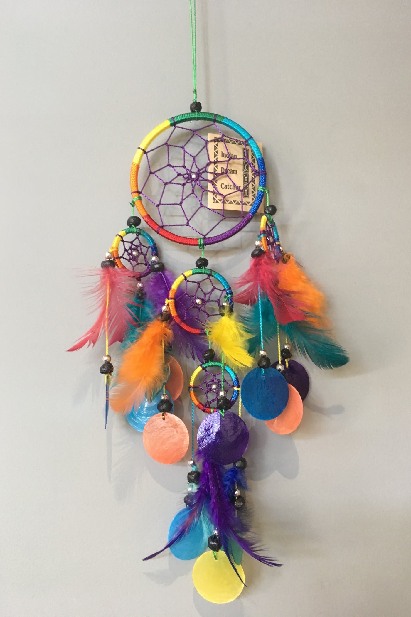 Small Rainbow Shell Dreamcatcher