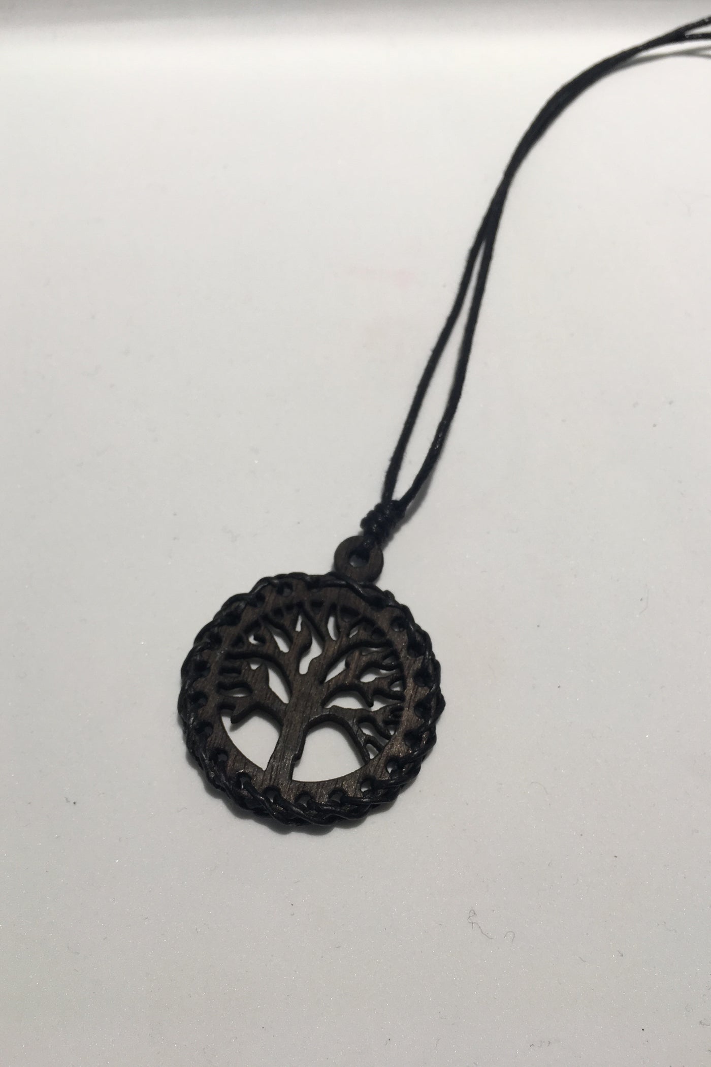 Wood Tree of Life Necklace