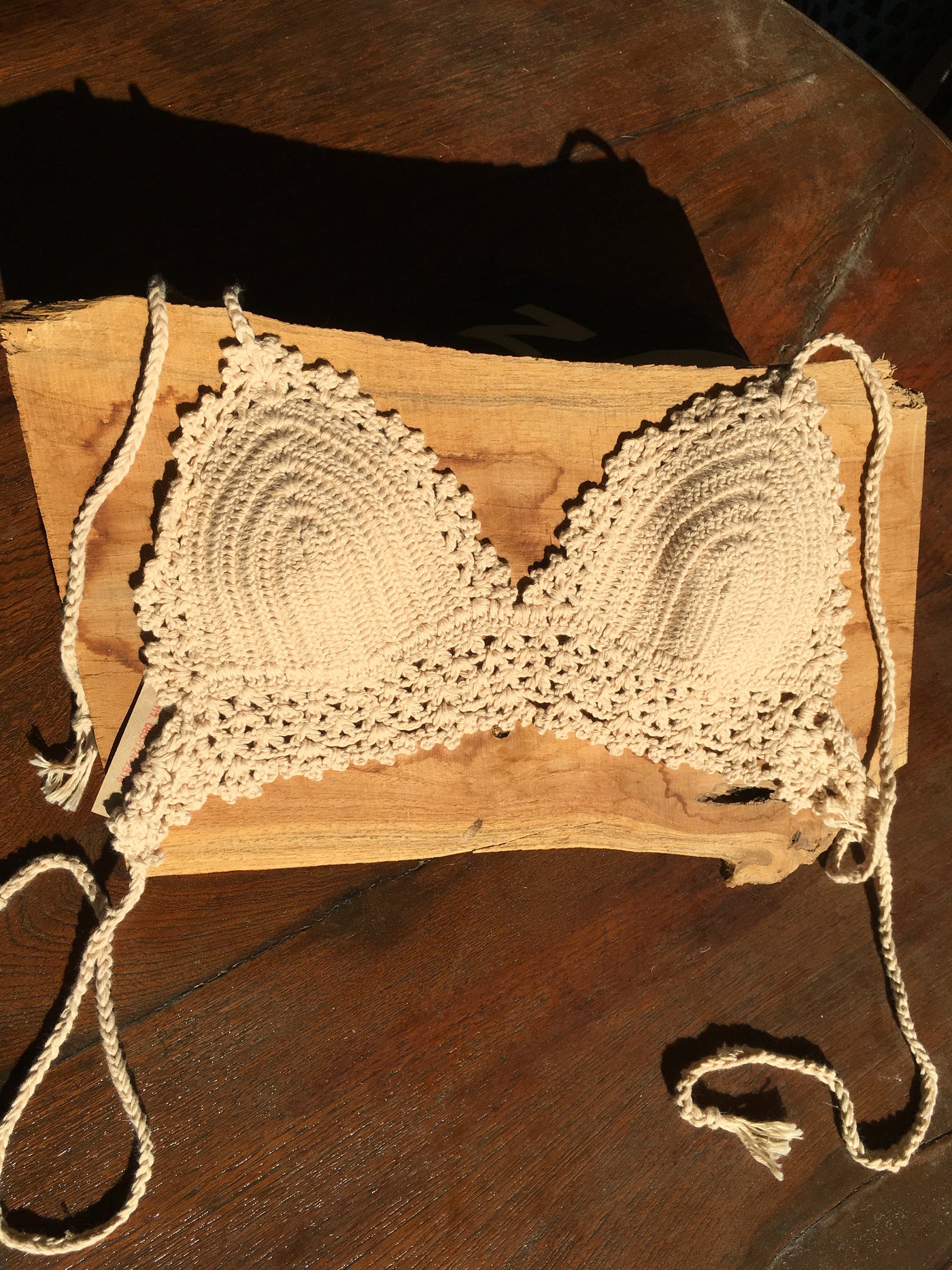 Saffron Hand Crocheted Bralet