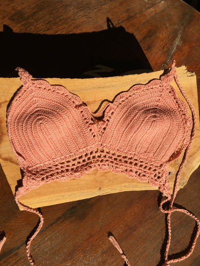 Saffron Hand Crocheted Bralet