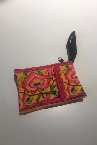 Embroidered Coin Purse Small