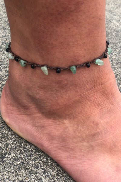 Beaded Crystal Anklets
