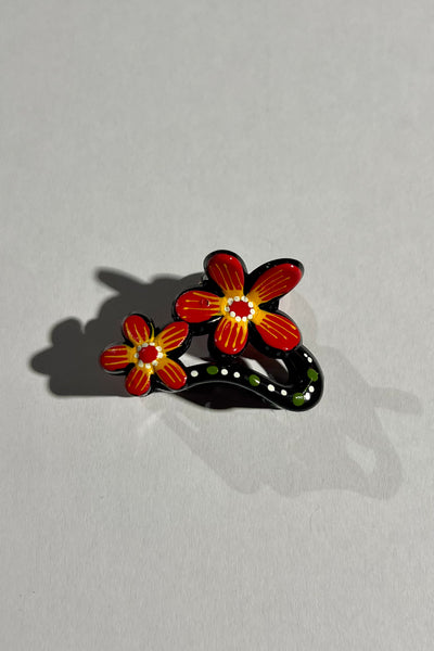 Mini Hand-painted Hair Clip