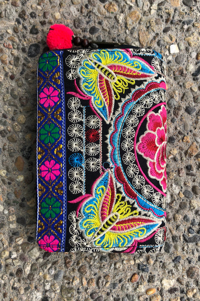 Anne Embroidered Wallet