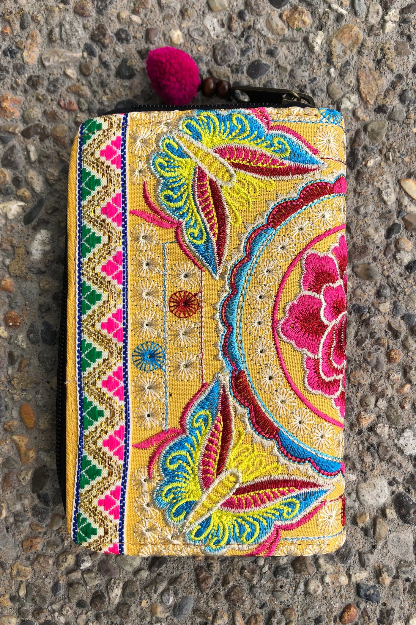 Anne Embroidered Wallet