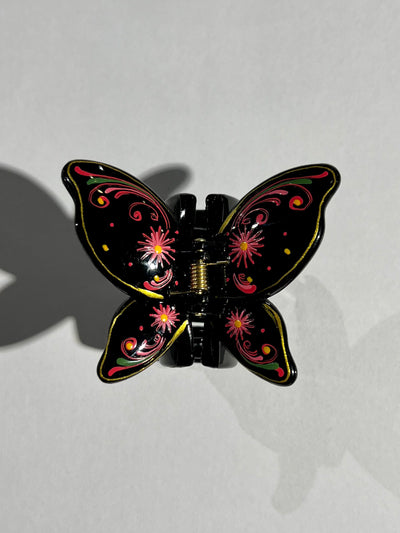 Hand-painted Hair Clip - Butterfly