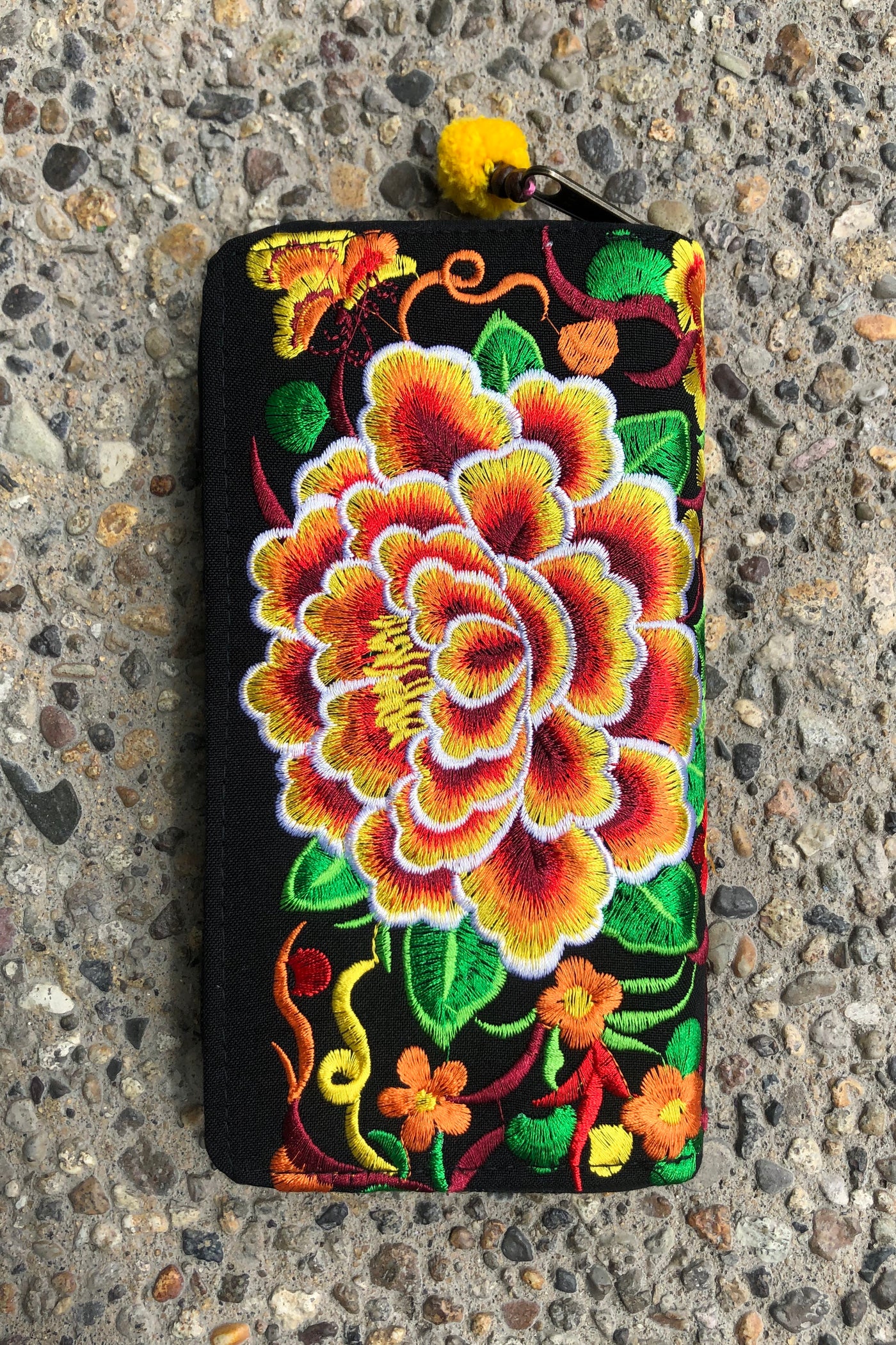 Martha Embroidered Wallet