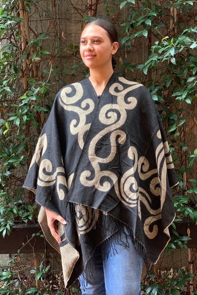Kowhaiwhai Blanket Shawl